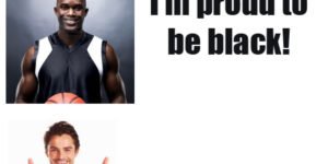 It ain’t easy being white.