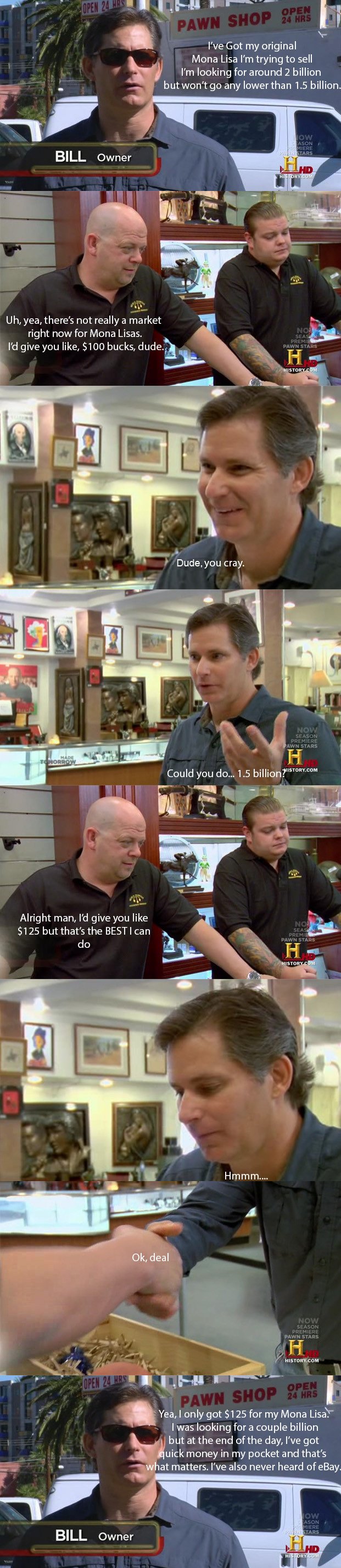 How pawn shops work.