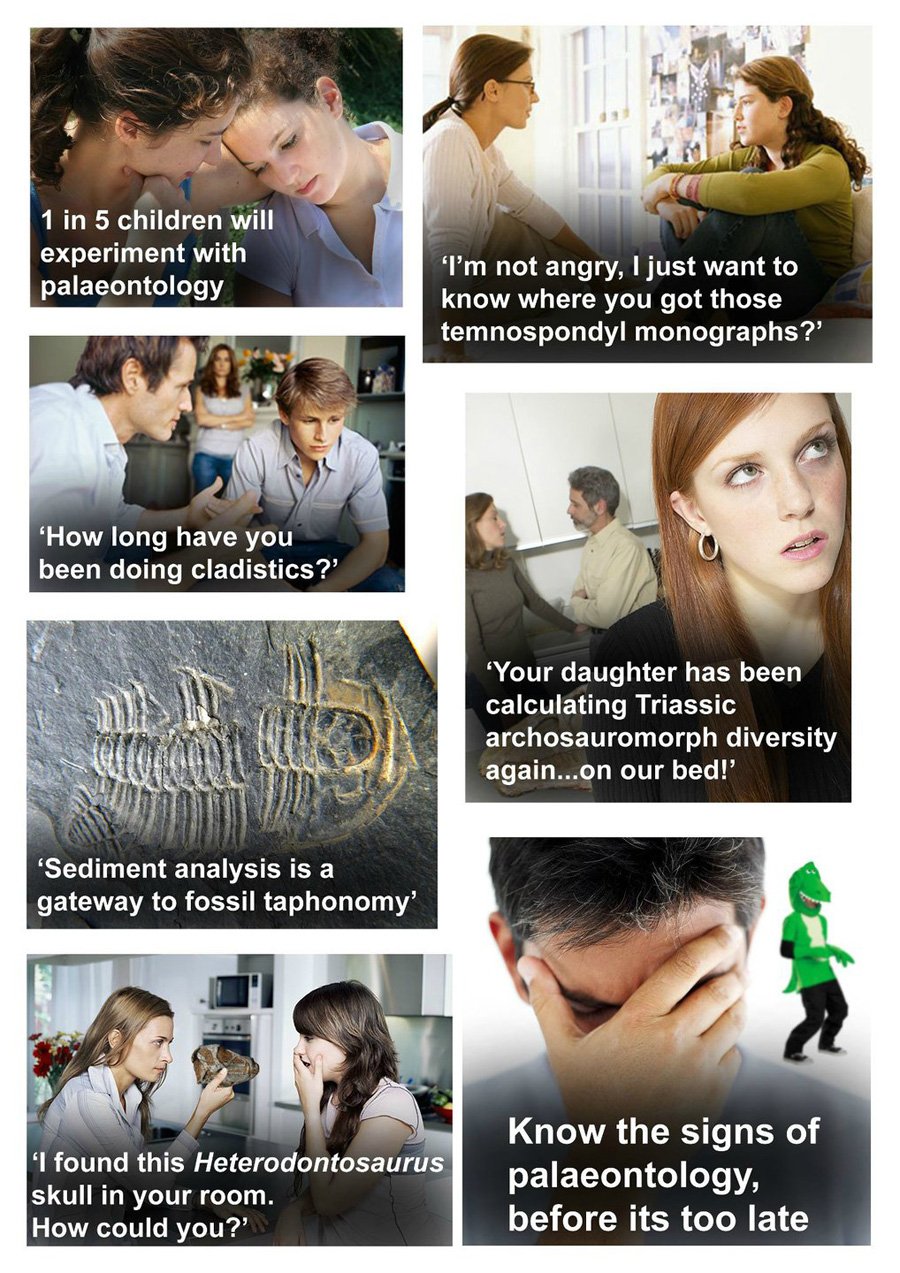 Know the signs of paleontology.