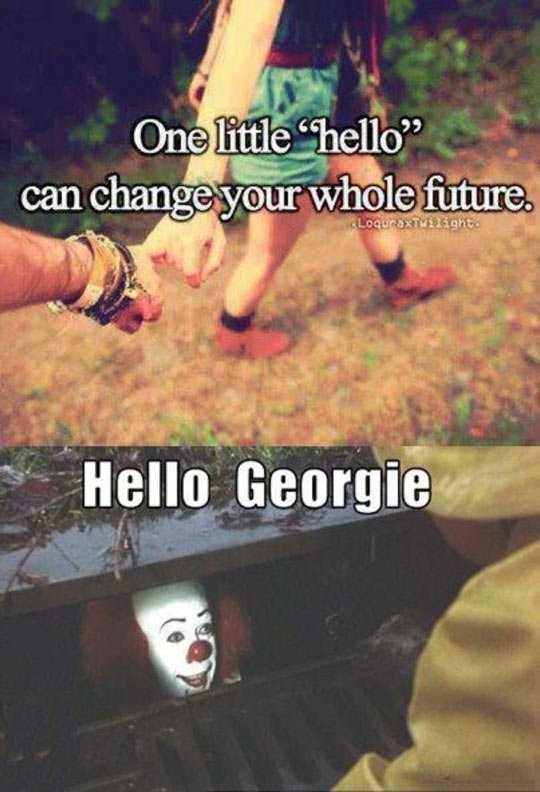 One little hello can change the future.