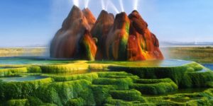 Incredible Fly Geyser in Nevada