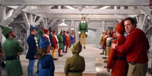 How forced perspective was used in the film "Elf".