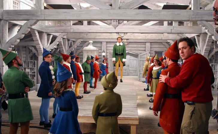 How forced perspective was used in the film "Elf".