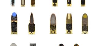 Cutaways of 15 different kinds of bullets