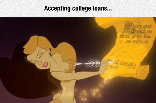 Accepting college loans...