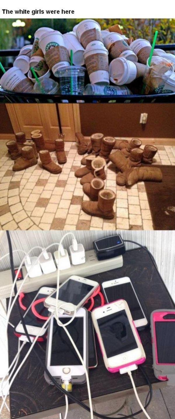 The white girls were here.