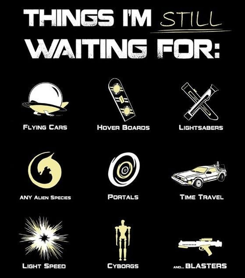 Things I am still waiting for...