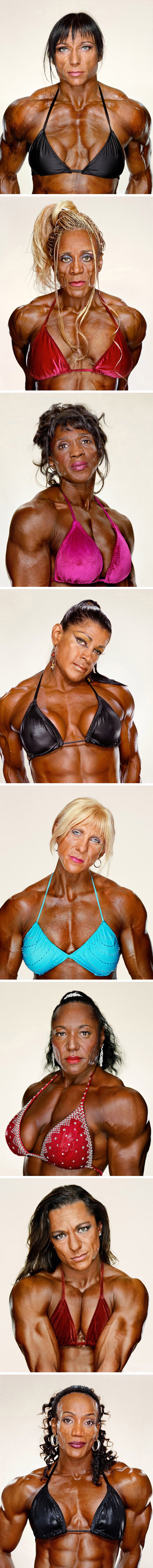 Female body builders.