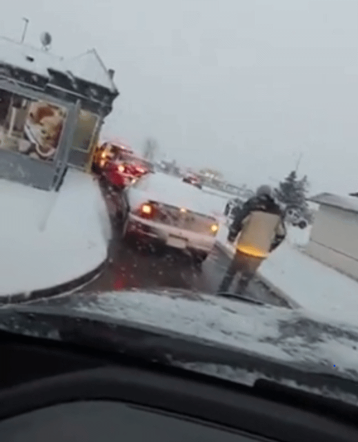 Canadian road rage at it's finest.