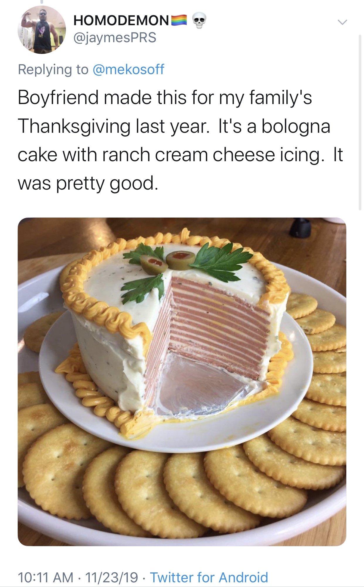 10/10 would bring this to Christmas dinner.
