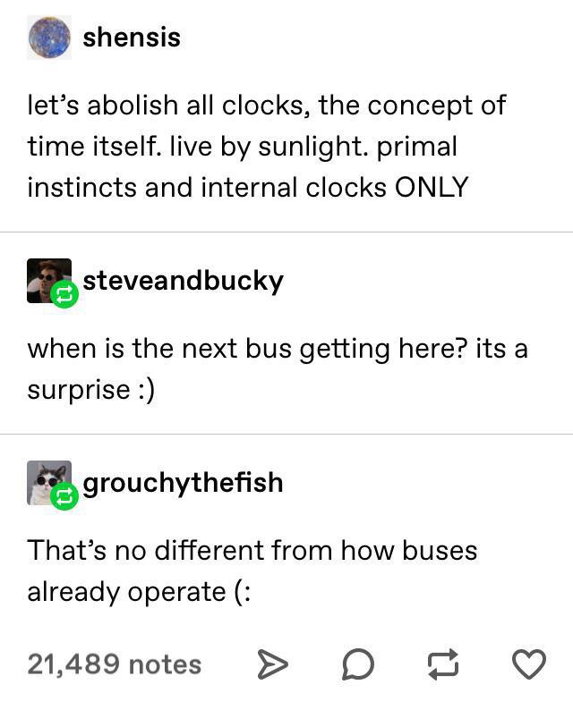 Busses are relative. 