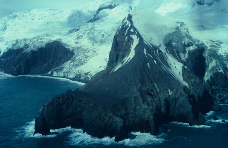 The most remote island in the world, Bouvet Island, 1100 miles away from any land.