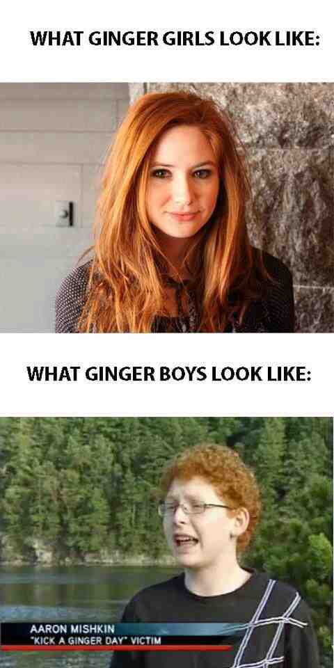 As a boy ginger: can confirm.