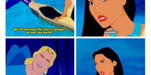 Disney flirting.