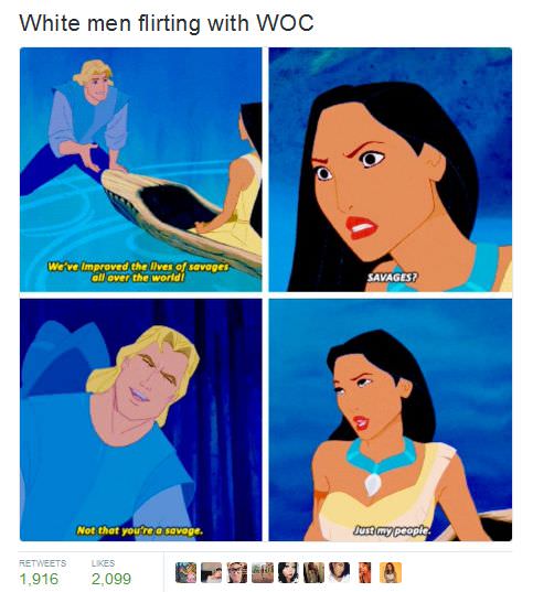 Disney flirting.