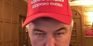 Alec Baldwin trolls Trump with Russian ‘Make America Great Again’ cap