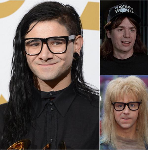 If Wayne and Garth conceived a child, it would be Skrillex.