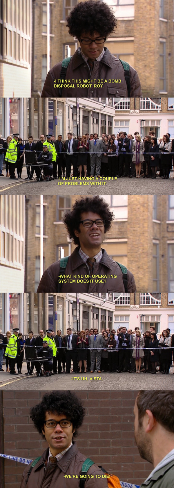 This has to be one of my favorite scenes from the IT Crowd.