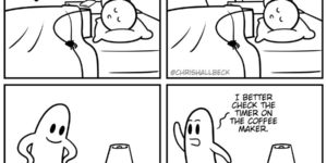 What a friendly ghost…