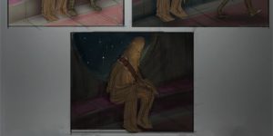 A comic about Chewbacca and one of his best friends (Star Wars spoilers)