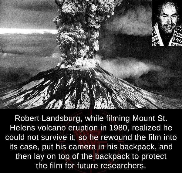 Robert Landsburg--  Man of the mountain.