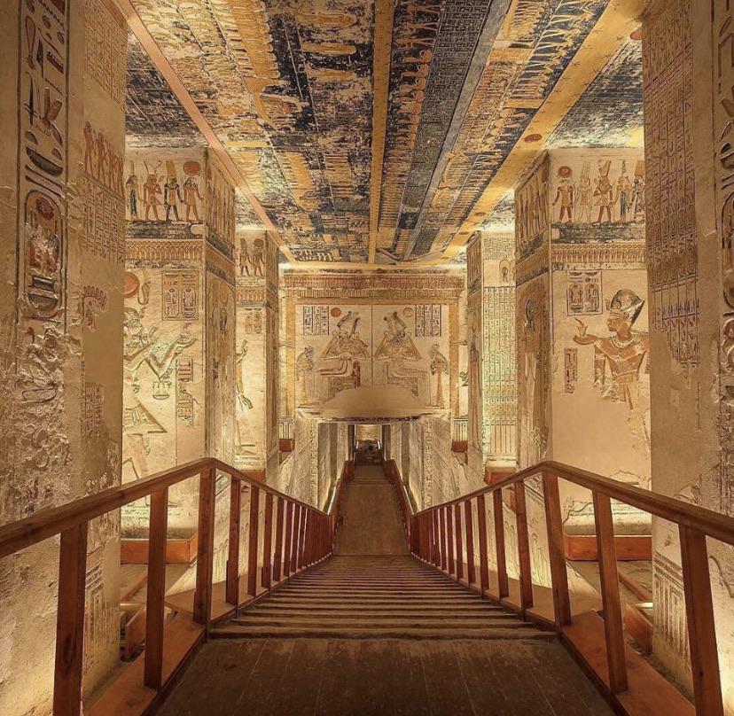 Inside The Tomb of Ramesses VI, The Valley of Kings, Egypt.