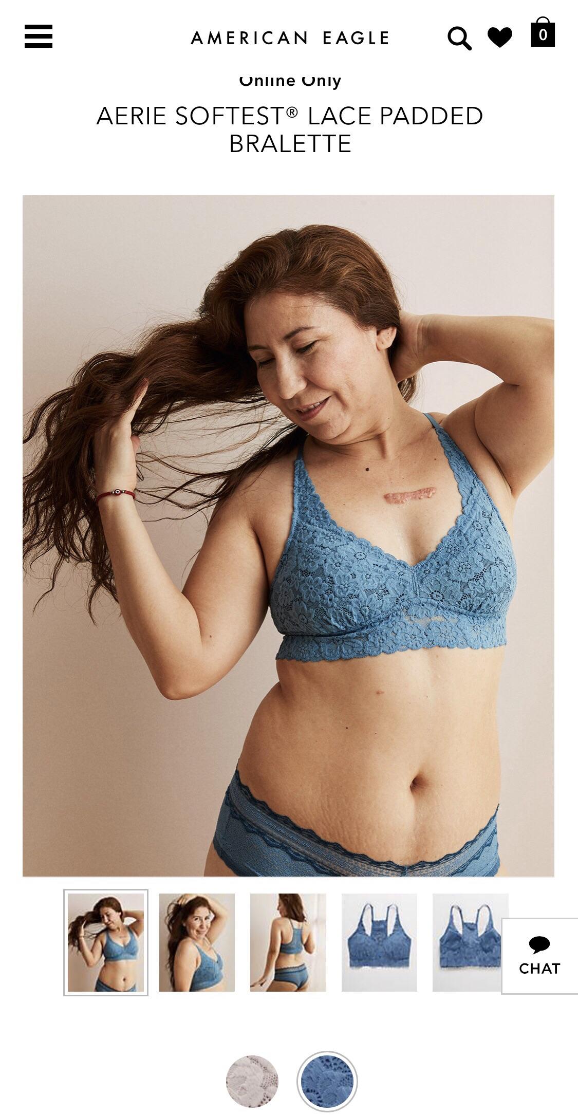 American Eagle has started using unretouched women to model their clothing  and underwear to promote body positivity.