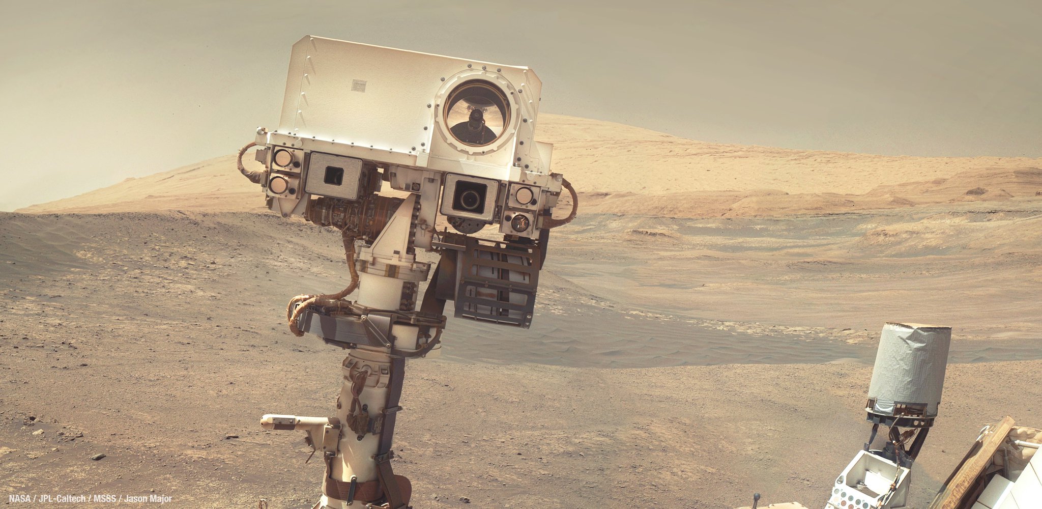 Curiosity sent a new selfie from Mars!