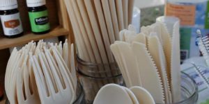 Disposable cutlery made out of avocado seeds  biodegrades in under a year.