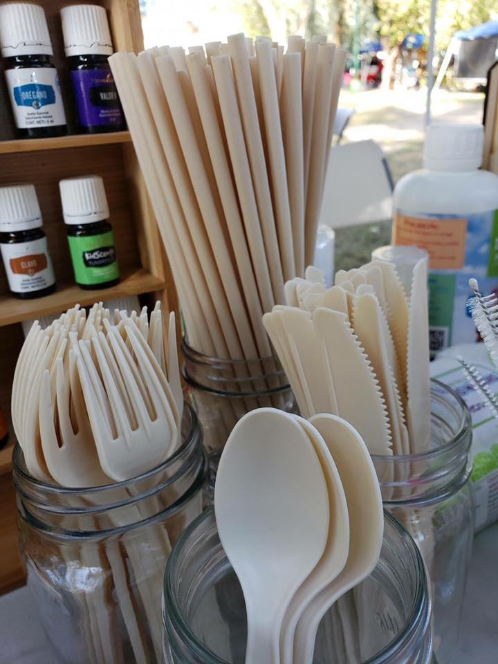 Disposable cutlery made out of avocado seeds  biodegrades in under a year.