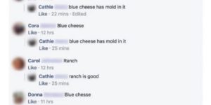 Blue+cheese+has+mould+in+it.