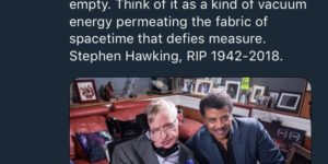 Neil deGrasse on Stephen Hawkings passing