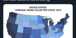 Blue jeans around the nation