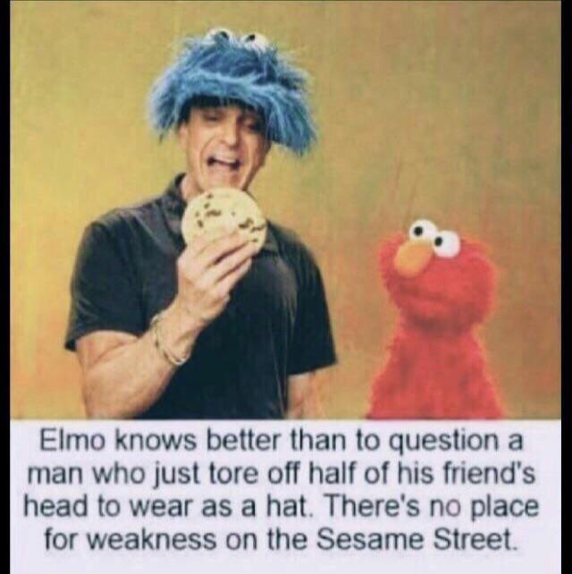 Elmo need a tickle?