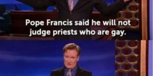 Conan on the Pope