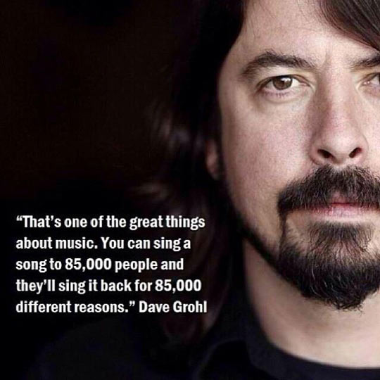 One of the great things about music.