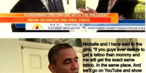 Obama: If daughters get tattoos, we will too.