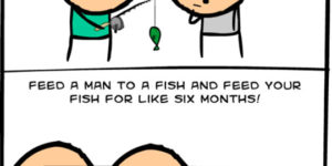 Give a man a fish and feed him for a day…