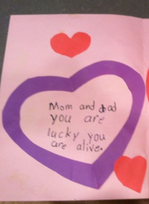 Got this Valentine from my daughter...