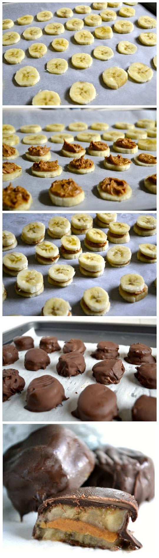 Banana chocolate delights.