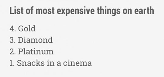 The most expensive things on earth