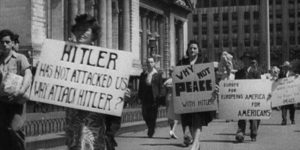 Pro Hitler march in USA before Americans realized he was a bad guy