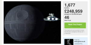 Help us build a Death Star on Kickstarter.