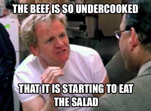 Gordon Ramsay strikes.