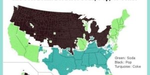 The soft drink borders.