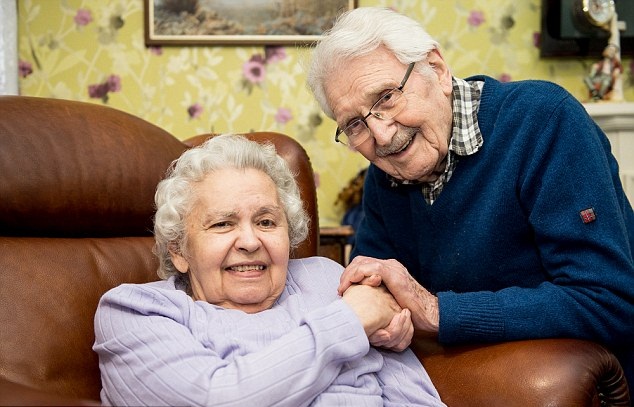 Auschwitz survivor, 92, and the Scottish soldier, 96, who saved her life as she was being marched to her death celebrate their 71st Valentines Day together