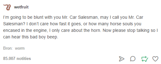 Mr. Car Salesman