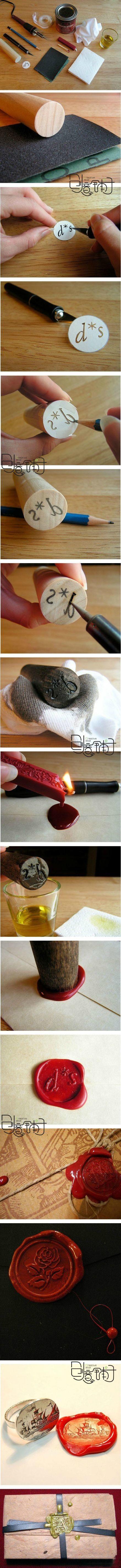 How to make your own wax seal