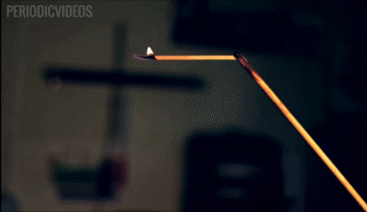 Hydrogen bubbles igniting