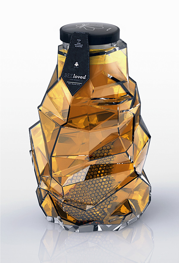 This bottle of honey looks amazing